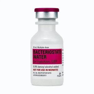 Hospira bacteriostatic water